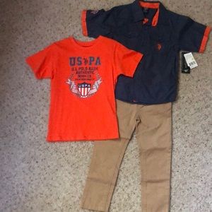 4T U.S. Polo Assn. 3 piece set